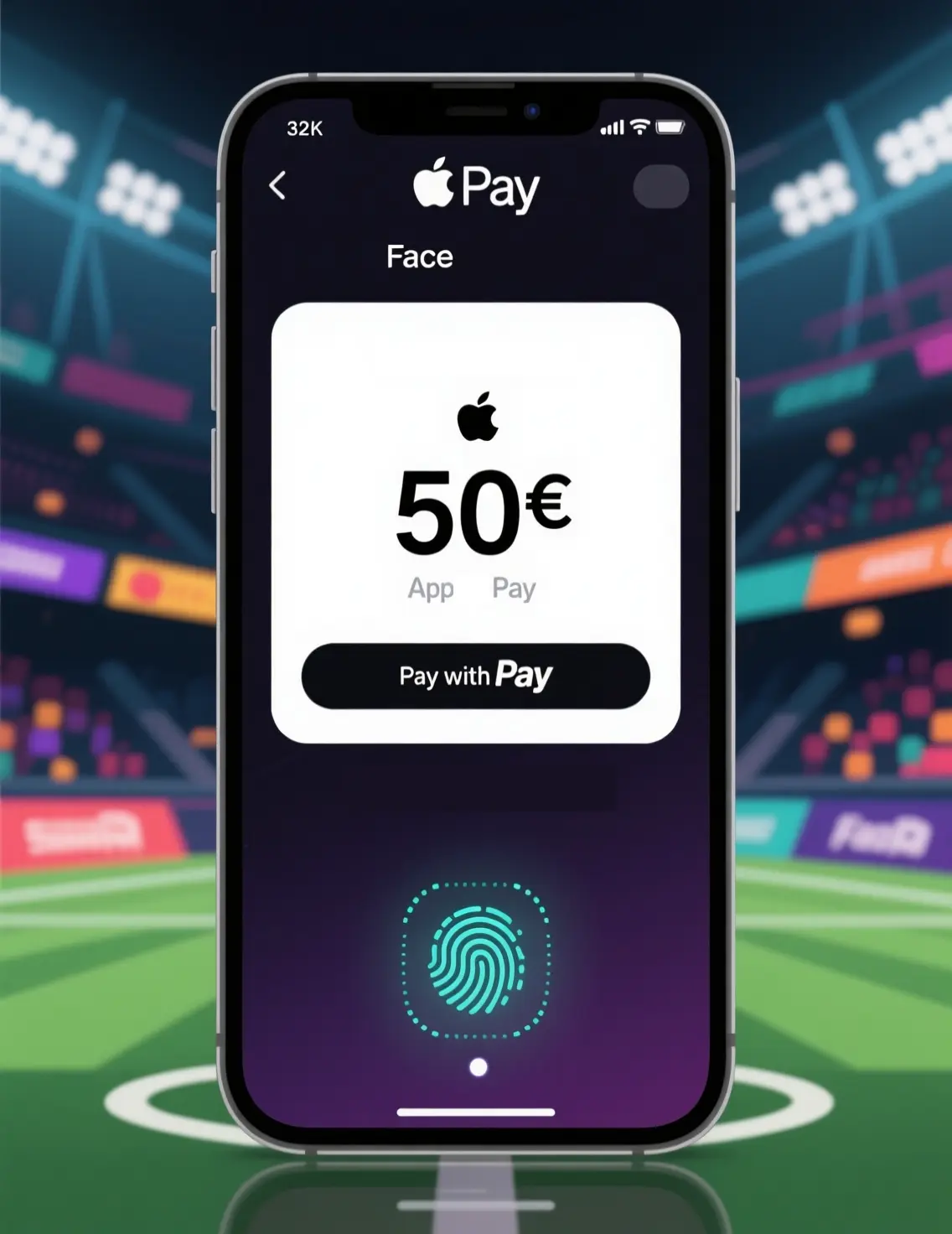 Apple Pay Einzahlung in Wetten App