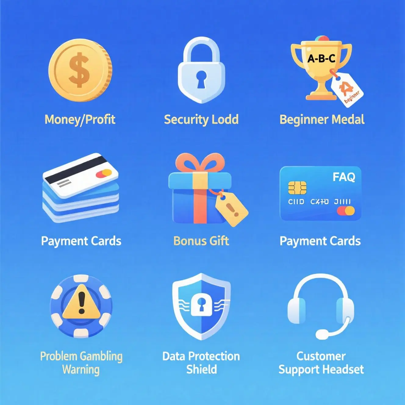 FAQ Kategorie Icons