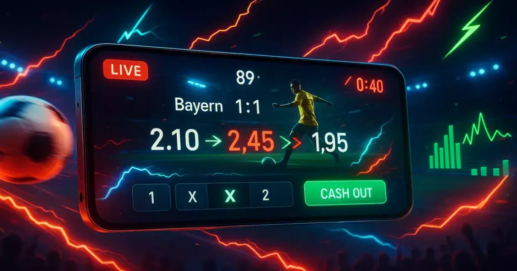 Live-Wetten in Echtzeit mit dynamischen Quoten